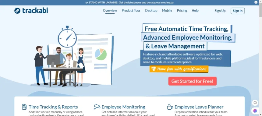 Free Automatic Time Tracking, Advanced Employee Monitoring, & Leave Management